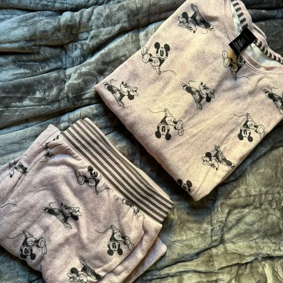 Disney Pink and Black Mickey Mouse Top - Picture 6 of 7